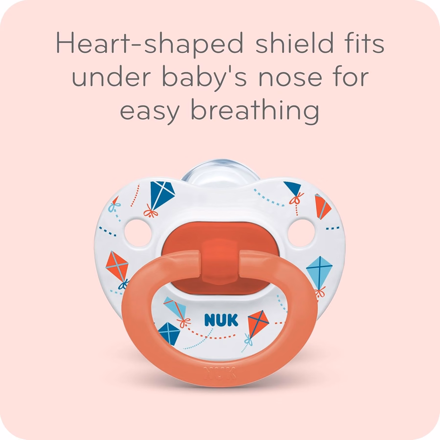 Sucette orthodontique classique NUK First Choice, 6-18 mois, couleurs assorties, indispensable pour bébé, lot de 5 : Santé et Maison