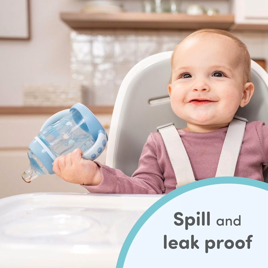 Embouts de rechange en silicone NUK pour certains gobelets NUK, anti-fuites, bec souple, lavables au lave-vaisselle, sans BPA, transparents, lot de 5 : Bébé