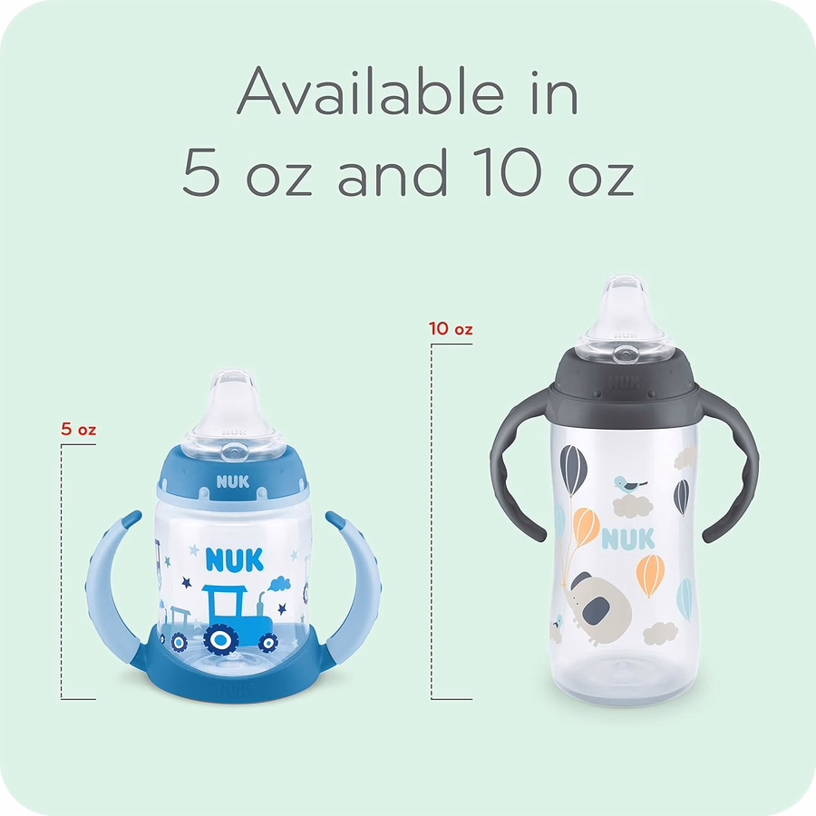 Gobelet d'apprentissage anti-fuites NUK Disney, Mickey Mouse, 150 ml (1 oz) – Sans BPA