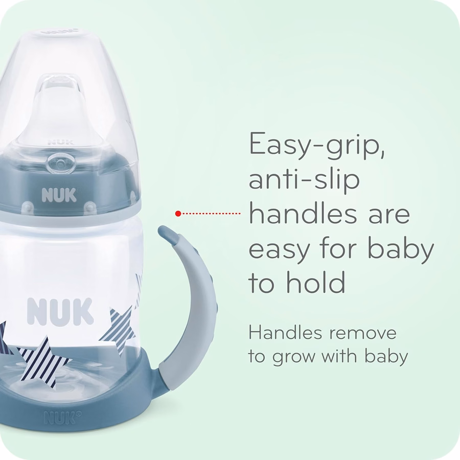 Gobelet d'apprentissage NUK Disney Princess, grand format, 295 ml (10 oz), sans BPA, anti-fuites : Bébé