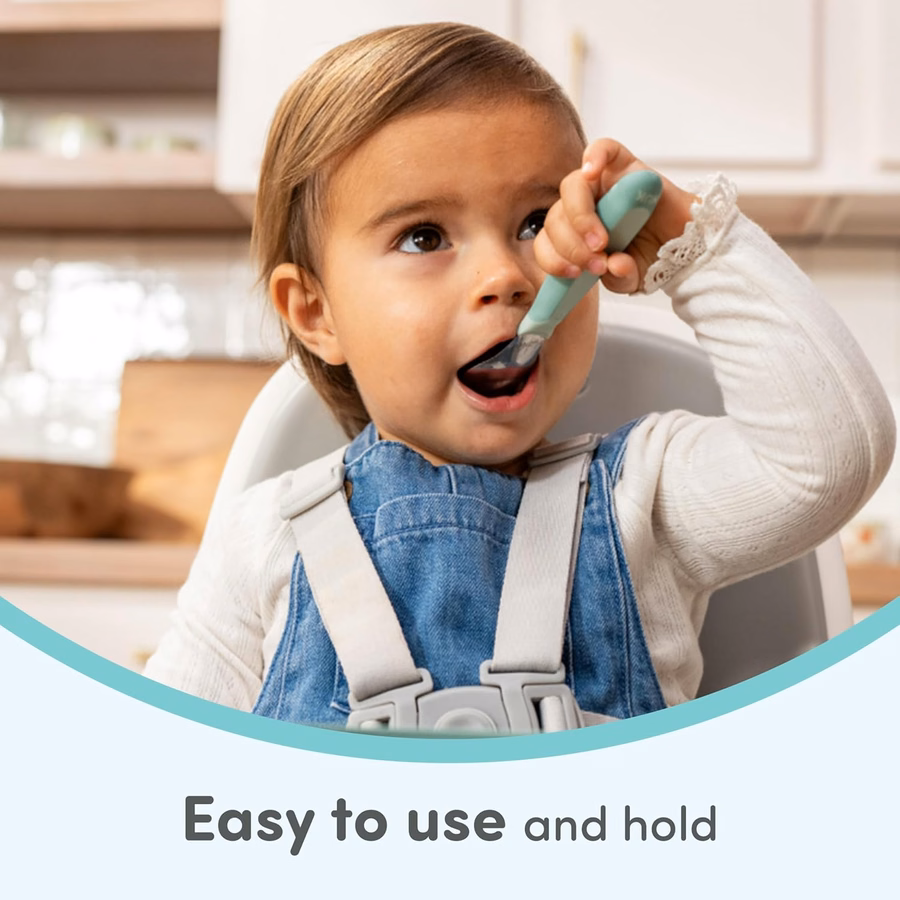 Fourchettes pour enfants NUK Kiddy, en acier inoxydable durable, sans BPA ni latex, dès 18 mois, lot de 3 : Bébé