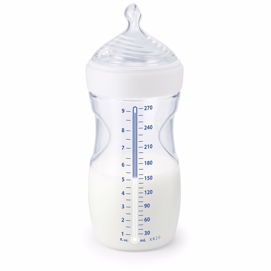 Biberon NUK Simply Natural avec SafeTemp : Bébé