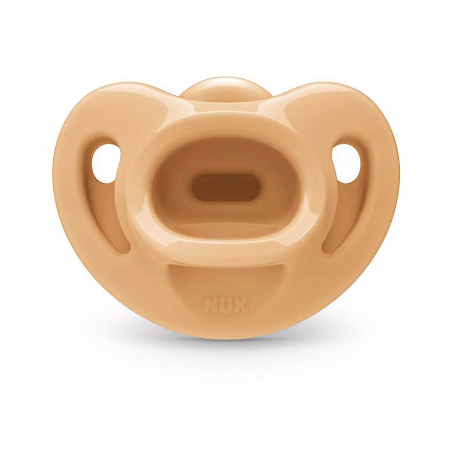Sucette NUK Timeless Comfy | 100 % silicone, monobloc | Sans BPA, douce pour la peau de bébé | Lot de 5, pour les bébés de 0 à 6 mois