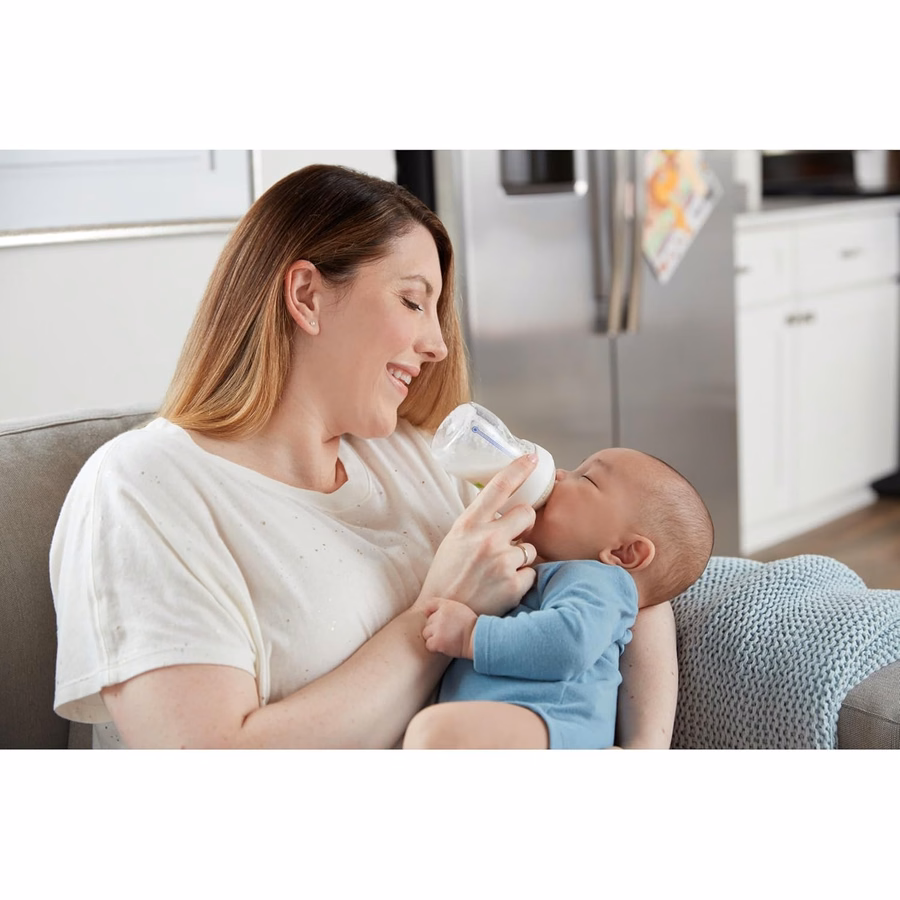 Biberon NUK Simply Natural avec SafeTemp : Bébé