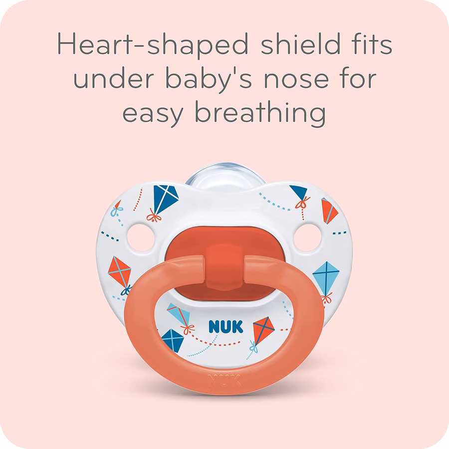 Sucette orthodontique classique NUK First Choice, 6-18 mois, neutre, indispensables pour bébé, lot de 5 : Santé et Maison
