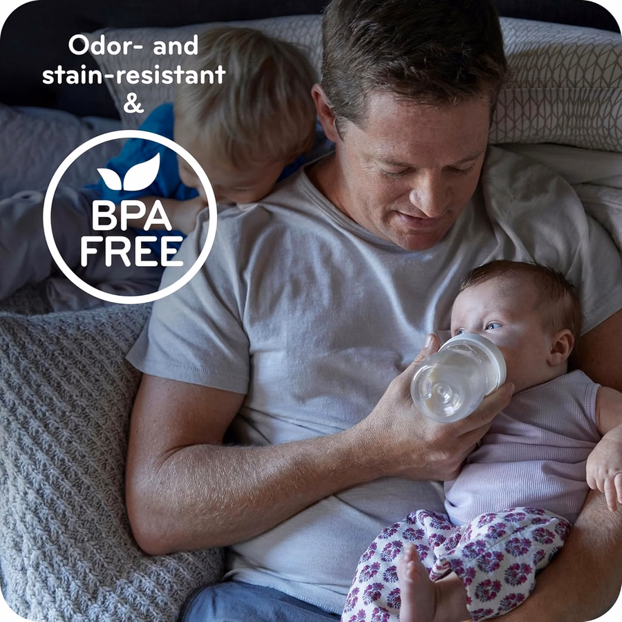 Biberon NUK Simply Natural avec SafeTemp : Bébé