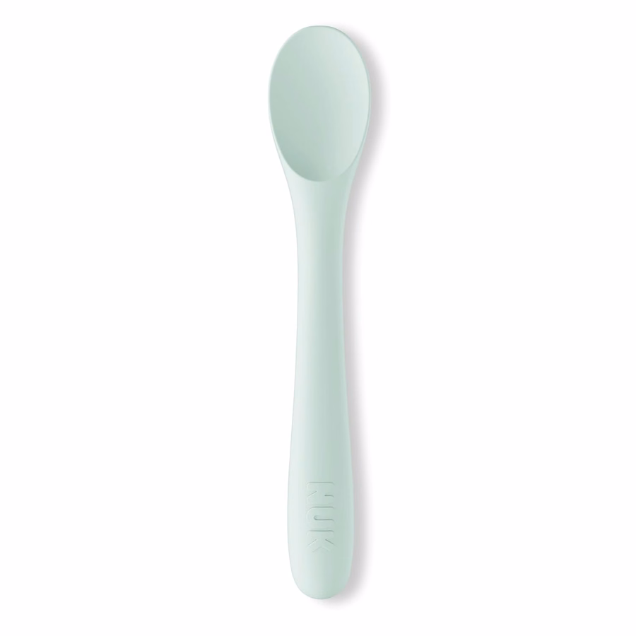 Cuillères pour bébé en silicone NUK, en silicone durable, faciles à prendre en main et à utiliser, compatibles lave-vaisselle, sans BPA, lot de 3 : Bébé