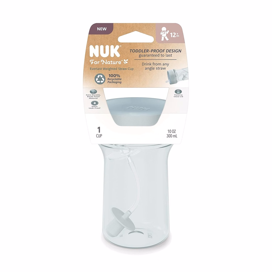 Gobelet lesté à paille NUK for Nature™ Everlast : Sports et Loisirs
