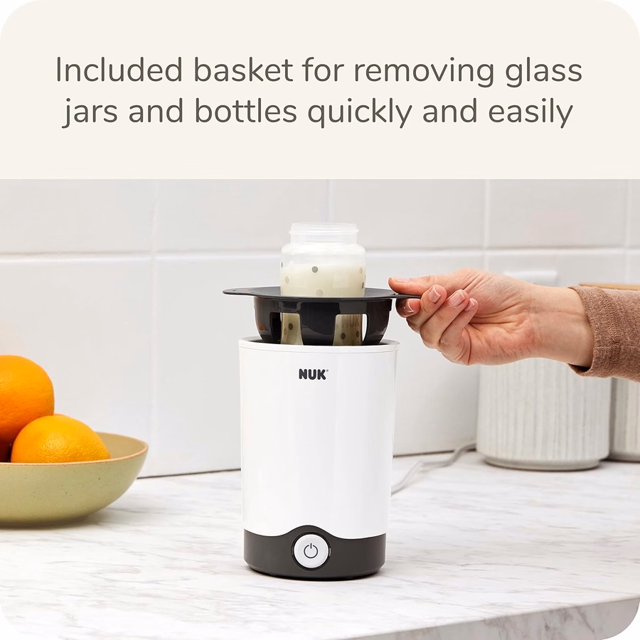 Chauffe-biberon NUK Thermo Express - Chauffage vapeur rapide et doux, un indispensable portable et efficace pour les nouveau-nés : Santé et Maison