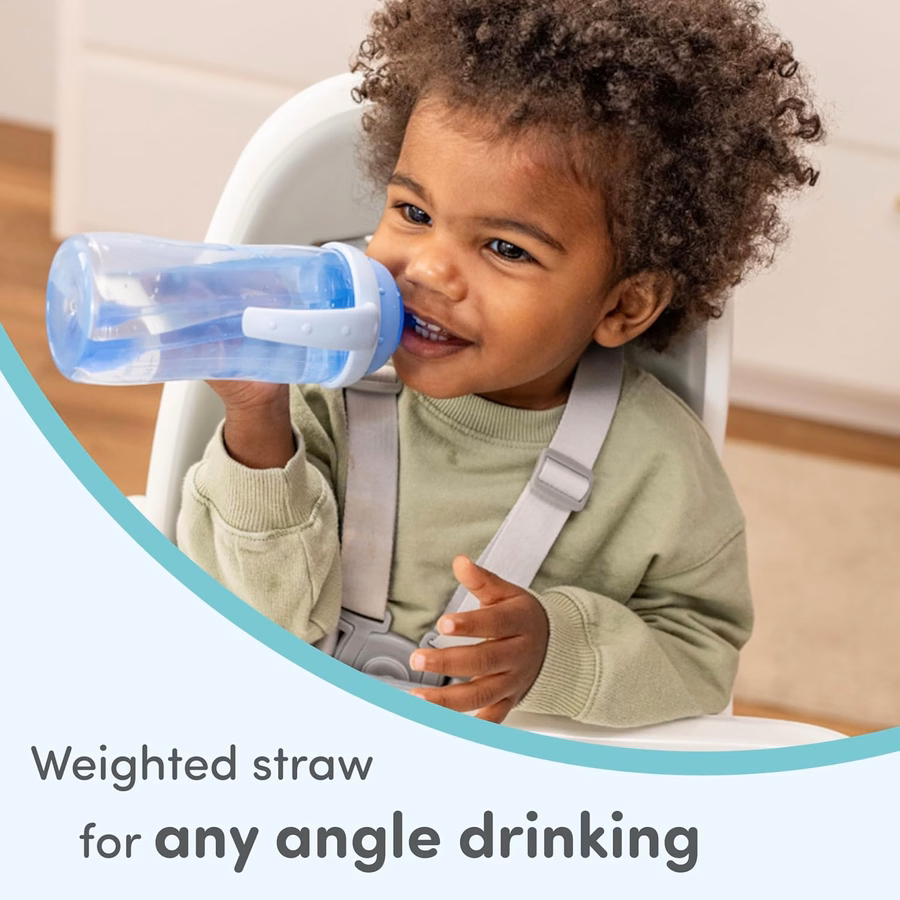 Pailles de rechange souples en silicone pour gobelet d'apprentissage NUK, lot de 4, sans BPA, compatibles lave-vaisselle, compatibles avec le gobelet d'apprentissage à paille NUK de 30 cl : Santé et Maison