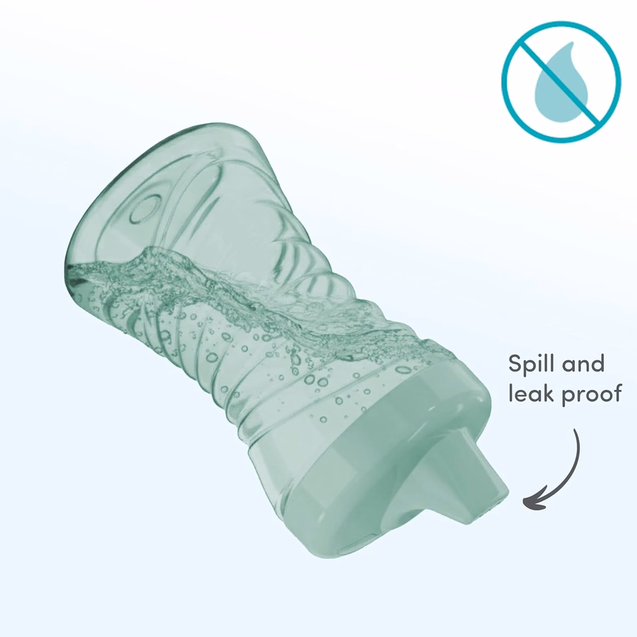Gobelet à paille NUK First Choice Fun Grips 2.0, 295 ml (10 oz), avec poignées, anti-fuites, lot de 3 : Bébé