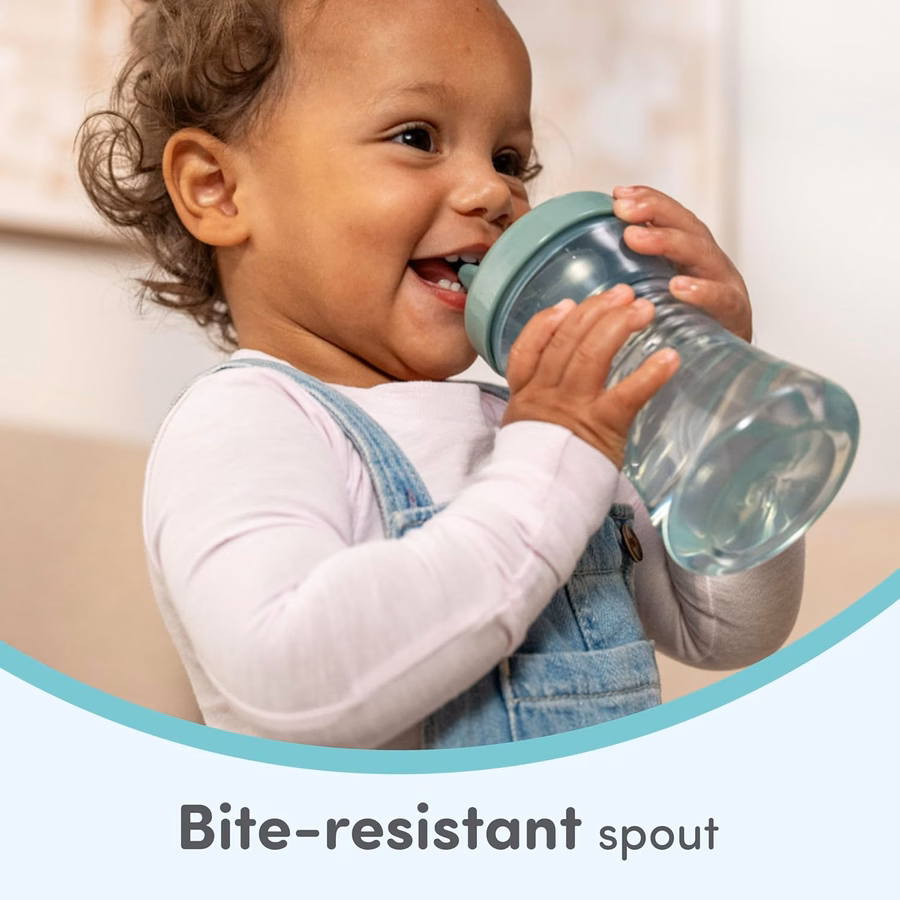 Gobelet à paille NUK First Choice Fun Grips 2.0, 295 ml (10 oz), avec poignées, anti-fuites, lot de 3 : Bébé